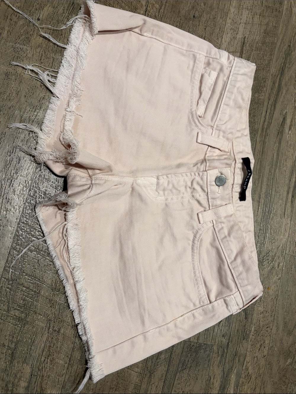 J Brand Denim Cutoff Shorts - Light Pink